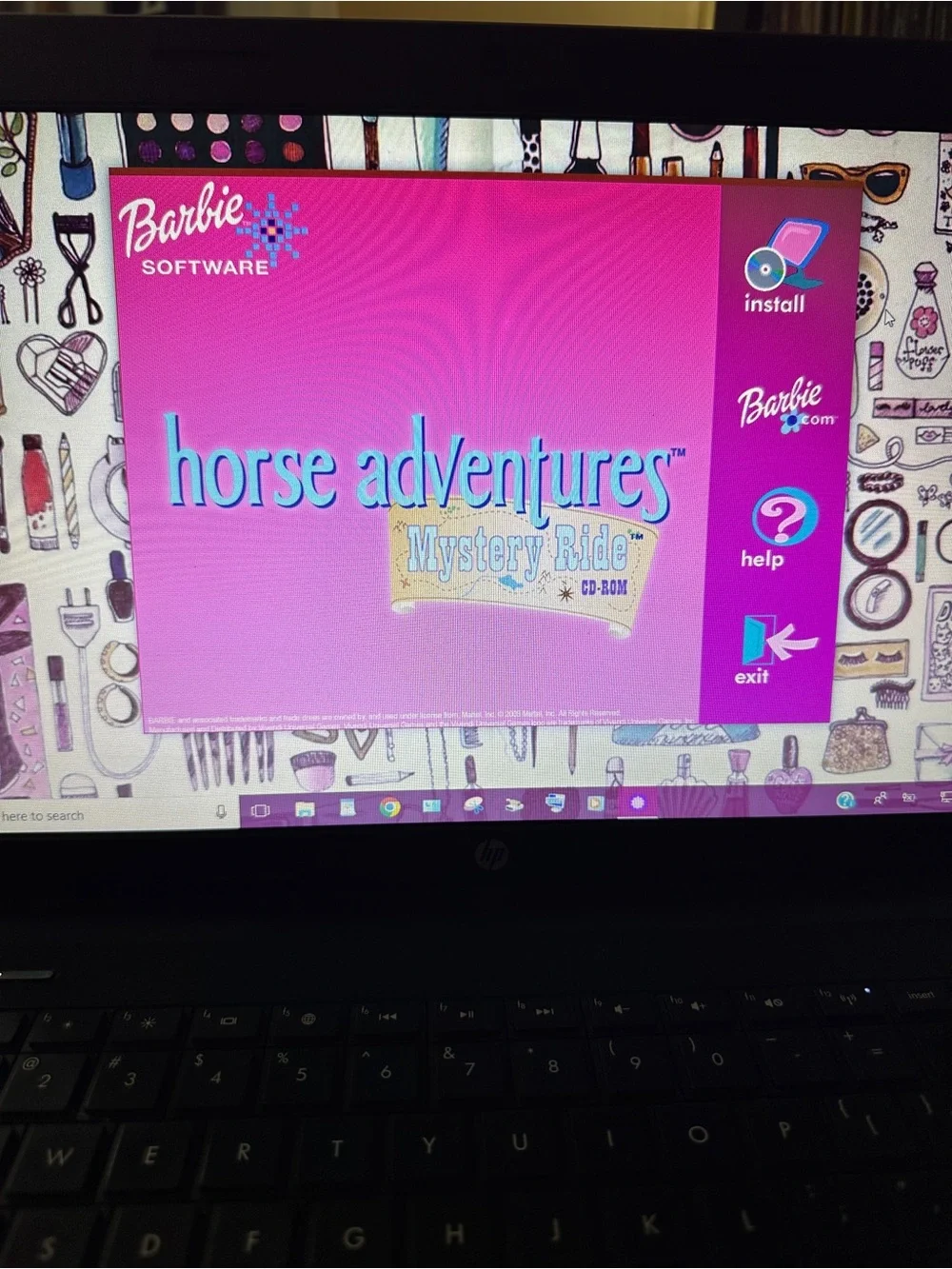 Barbie Vintage Y2K Horse Adventures Mystery Ride PC Computer Game